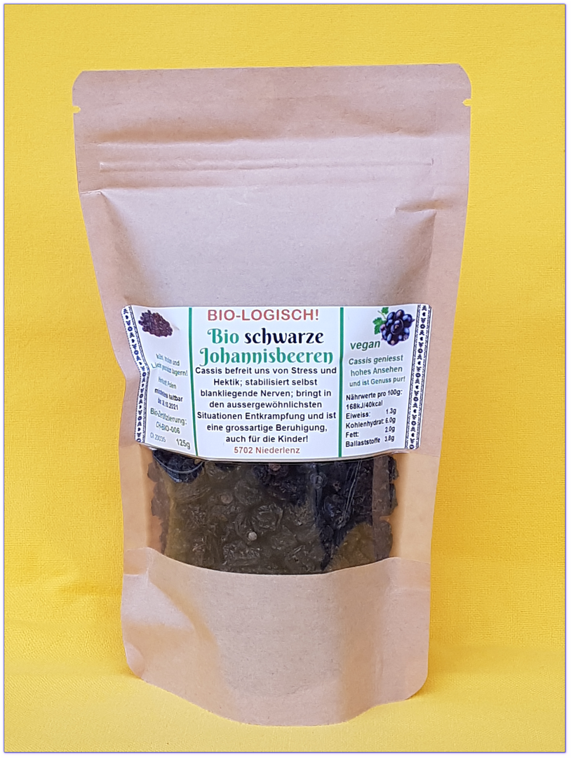 Bio - Schwarze Johannisbeeren